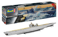 05180 German Submarine Type IX C/40 "Platinum Edition" Model Kit