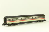 Mk3 TS trailer second 42219 in Intercity Swallow livery