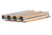 10-092 TGV 4 Car add on set in Orange of the SNCF