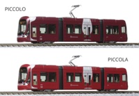 10-1604 Hiroden 1000 LRV Piccolo/Piccola tram set