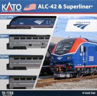 10-1788 Amtrak ALC-42 and Superliner Phase VI 4-Unit "Starter Series" Set