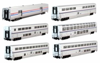 10-1789 Amtrak Superliner Phase VI 6-Unit Bookcase Set