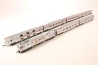 10-834 EF510 Series E26 EMU of JR East - silver with rainbow stripes 3 Car Add-On Set