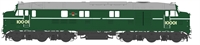 10001 diesel loco BR Brunswick green with partial eggshell blue waistband. Oct 1957 - 1961 (Month Unknown). NOT PRODUCED
