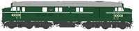 10001 diesel loco Brunswick Green with full eggshell blue waistband . 1961 (month unknown) - Oct 1962. NOT PRODUCED