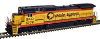 10002265 Dash 8-40C GE 8808 of the Chessie System