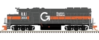 10002593 GP40-2 EMD 301 of the Guilford Rail System - digital sound fitted