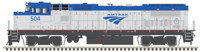 10003105 Dash 8-32BWH Phase V GE 518 of Amtrak - digital sound fitted
