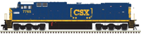 10003138 Dash 8-40CW GE 7765 of CSX - digital sound fitted