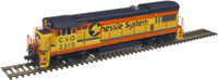 10003419 U23B GE with low nose 2309 of the Chessie System