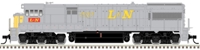10003689 U28C GE 1528 of the Louisville and Nashville - digital sound fitted