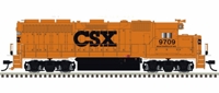 GP40 EMD 9709 with ditch lights of CSX - digital soud fitted