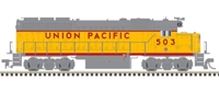 GP40 EMD 501 of the Union Pacific - digital sound fitted