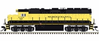 GP40 EMD 3040 with Ditch Lights of the Susquehanna - digital sound fitted