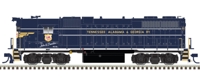 10004075 GP38 EMD 80 of the Tennessee Alabama and Georgia - digital sound fitted