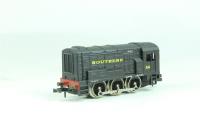 Class 08 Shunter 54 in Southern Black