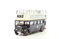 101002B-EFE AEC Regent RT Class Double Deck Bus - Birmingham & Halesowen - 130 - Smiths beer advertising
