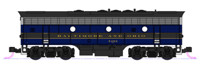 106-0428-DCC F7A & F7B EMD 4503 & 5493 of the Baltimore & Ohio - digital fitted