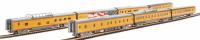 106-086 Mixed passenger cars of the Union Pacific - yellow and grey 7 Car Set