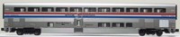 106-3502-A Superliner coach of Amtrak - aluminium, red, white, blue 34025