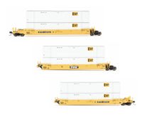 106-6115 Articulated well MAXI-IV container car of the TTX Company - white 732753