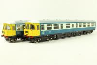 Class 124 two car Trans-Pennine DMU in BR blue & grey