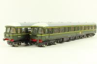 Class 124 two car Trans-pennine DMU in BR green NE 51953/51954