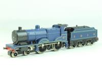 Class 2P 4-4-0 67 in Somerset & Dorset Blue