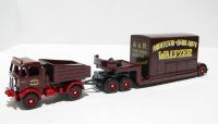 DG123001 AEC Mammoth ballast lorry with drawbar trailer & load "Anderton & Rowlands Waltzer"