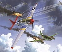 12435 Red Tails Dogfight pack with P-51D of Tuskegee Airmen & Me 262A-1a of Luftwaffe