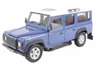 125-063 Land Rover Defender in blue with grey roof