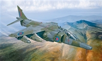 1278 Hawker Siddeley GR3 Harrier 'Falklands' with RAF marking transfers.