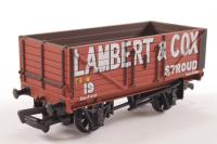 7-plank open wagon - Lambert & Cox, Stroud - No. 19