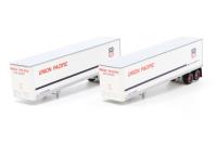 14211 40' Fruehauf Z-van trailer of the Union Pacific - Pack of 2 14211 40' Fruehauf Z-van trailer of the Union Pacific - Pack of 2