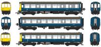Class 104 3-car DMU set ‘BX487’ in BR blue and grey - M53424 - M59207 - M53434