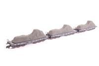 15040 Heavy Duty Transport Pack - 3 x Bogie Flat Wagons with Loads of the DR, Epoch II