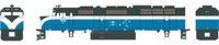 15080 F45 EMD 6606 of the Burlington Northern