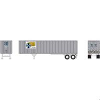 15134 40' Exterior Post Trailer of the Santa Fe 208202 15134 40' Exterior Post Trailer of the Santa Fe 208202