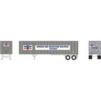 15136 40' Exterior Post Trailer of the Bangor and Aroostook 201009 15136 40' Exterior Post Trailer of the Bangor and Aroostook 201009