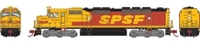 15386 FP45 EMD 7990 of the Southern Pacific & Santa Fe - digital sound fitted