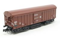 15500 Type Taes 890 Track Cleaning car boxcar of the DB - brown 31 80 585 4 669-4