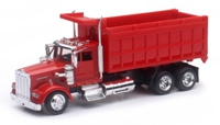 15533A-H Red Kenworth W900 Dump Truck