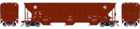 15537 54' Pullman-Standard covered hopper in Atchison, Topeka & Santa Fe Mineral Red #317090