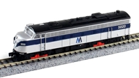 15545 FL9 EMD 5020 of the Metropolitan Transit Authority - digital sound fitted