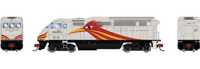 15967 F59PHi EMD 107 of the New Mexico Rail Runner Express - digital sound fitted