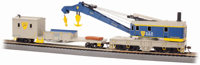 16103 250-Ton Steam Crane and Boom Tender 30021 of the Delaware and Hudson