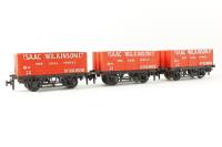 7 plank wagon 'Isaac Wilkinson' - Pack of 3 in plain box