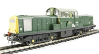 Class 17 Clayton diesel 8561 in BR green with full yellow ends