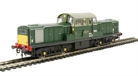 Class 17 Clayton diesel D8612 BR green with small yellow panels
