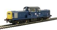 Class 17 Clayton diesel D8606 BR Blue with large yellow ends